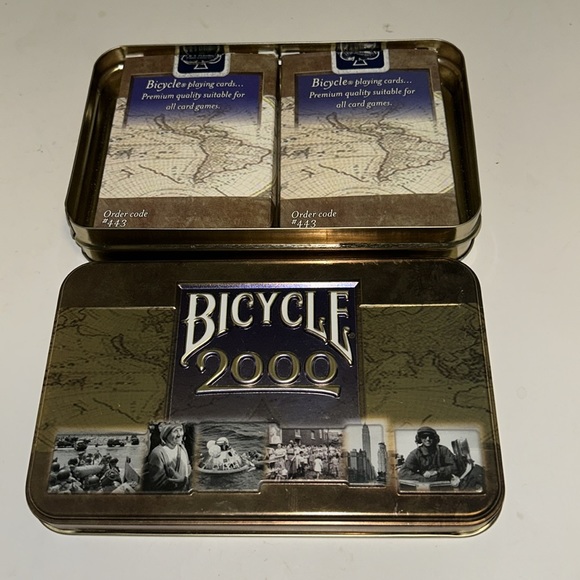 BICYCLE 2000 box with playing card collection unisex.. - Picture 2 of 8